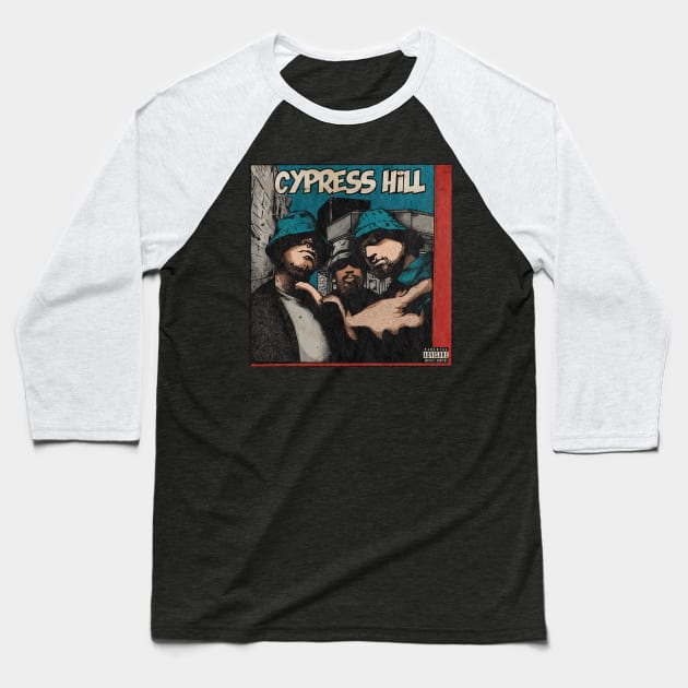 CYPRESS HILL Baseball T-Shirt by Hanifodol